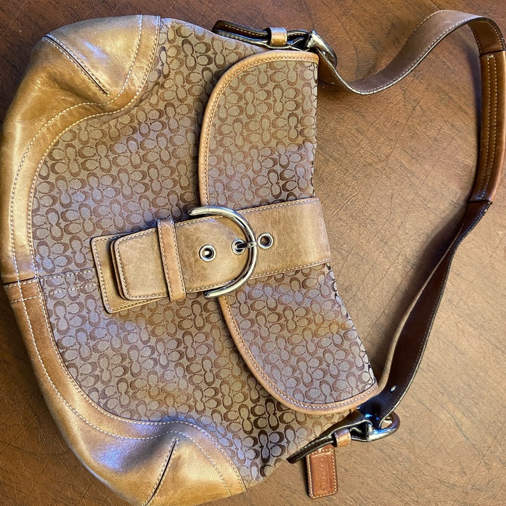 Authentic Coach Brown Hobo Purse!